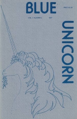 Blue Unicorn - Vol. 01, No. 2 (Feb. 1978) Cover
