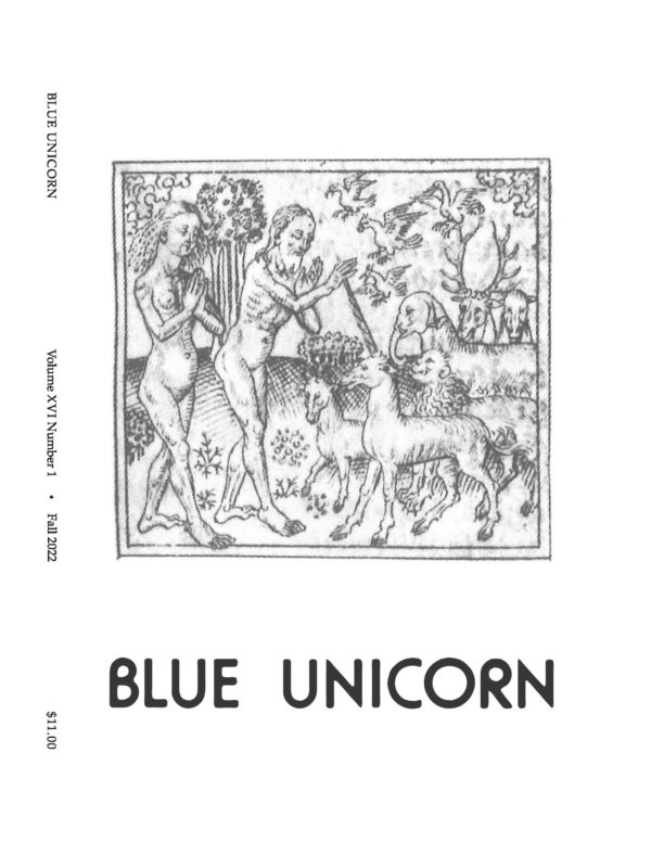 Blue Unicorn – Vol. 46, No. 1 (Fall 2022) Cover